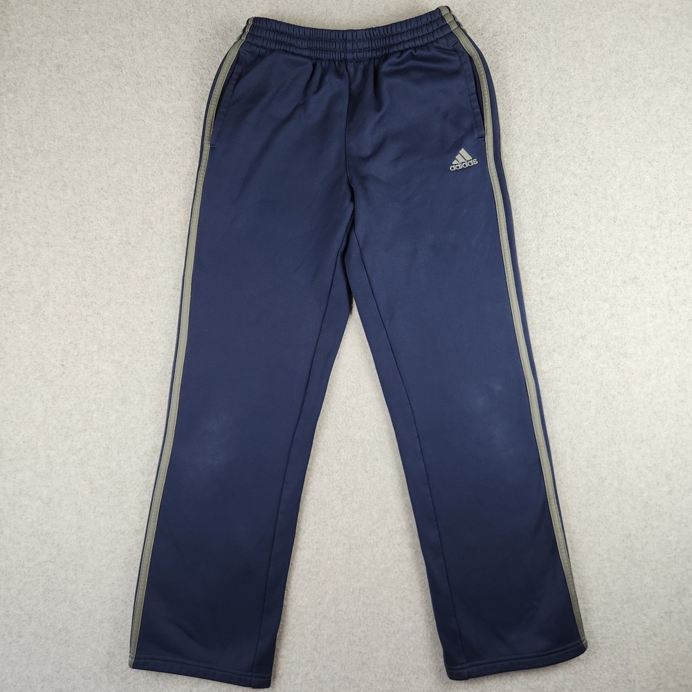 Adidas 3 Stripes Navy Blue Sweat Pants Joggers Women's Size W24 L28 Super Soft